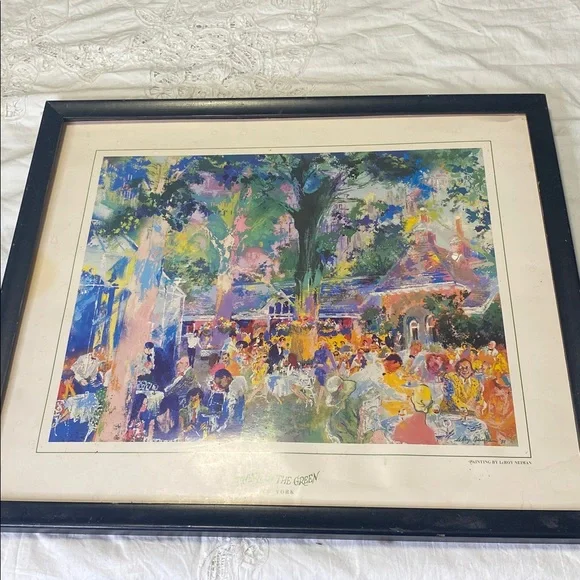 LeRoy Neiman "Tavern on the Green" Signed Framed Art Serigraph NYC Central Park - Picture 2 of 5